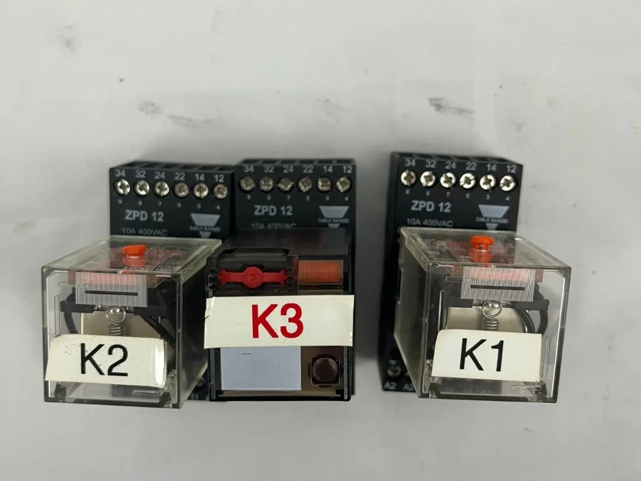 Billede 5 - Carlo Gavazzi ZPD 12 & Schrack MT328230 relæ parti