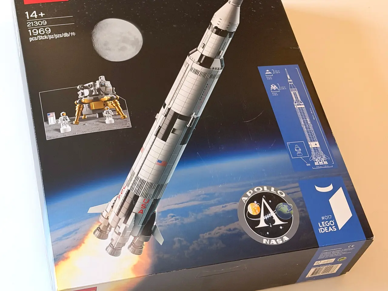 Billede 2 - LEGO Ideas NASA Apollo Saturn V (21309)