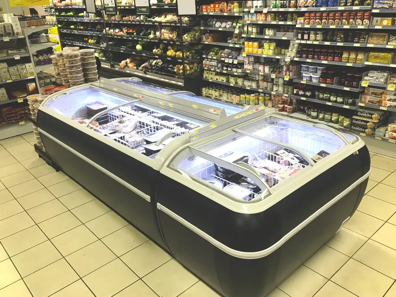 Billede 5 - Tefcold Supermarkedskøler/fryser – sort