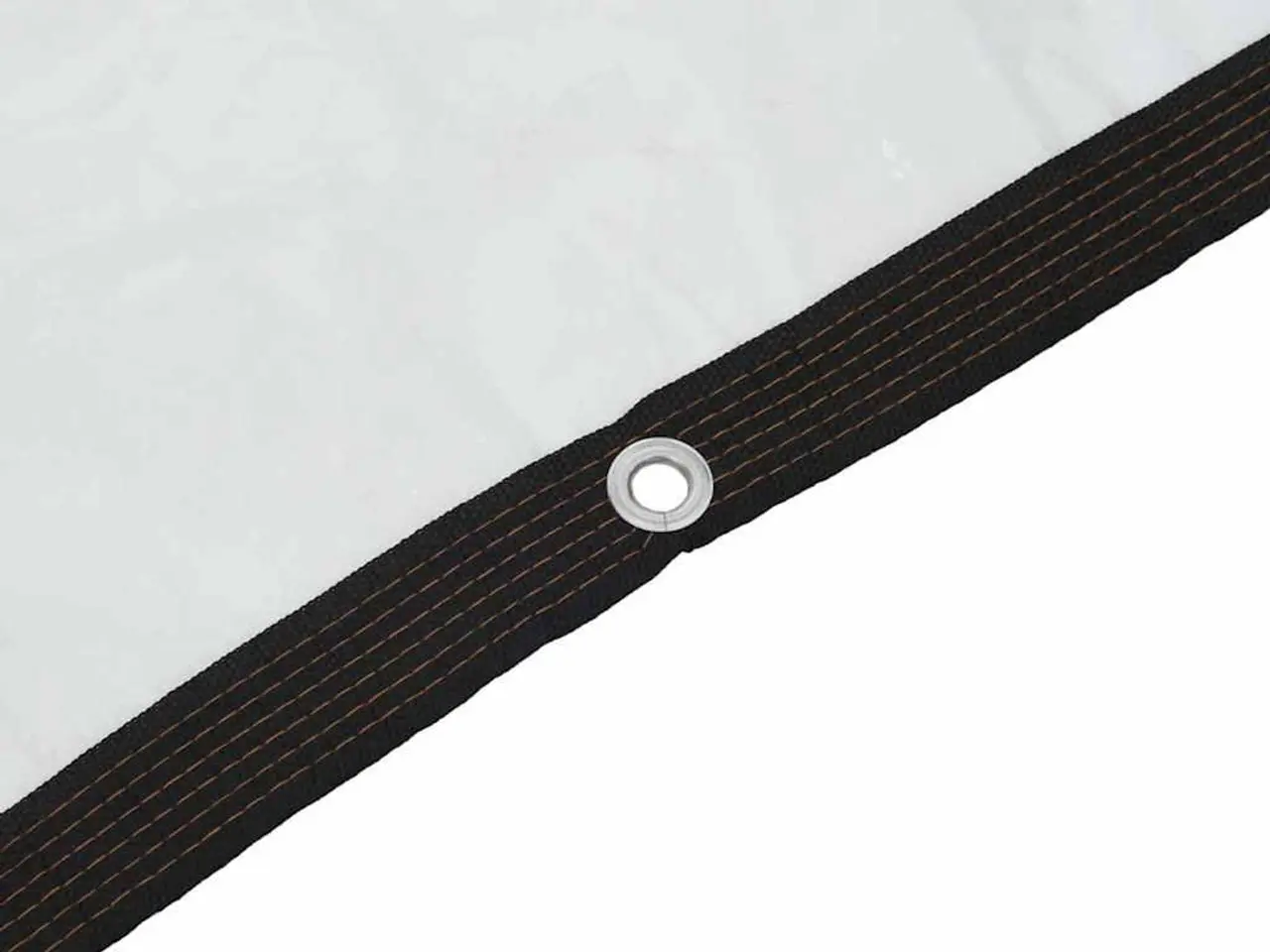 Billede 9 - Klar presenning med øjer 2 × 2 m - polyethylen, transparent/sort