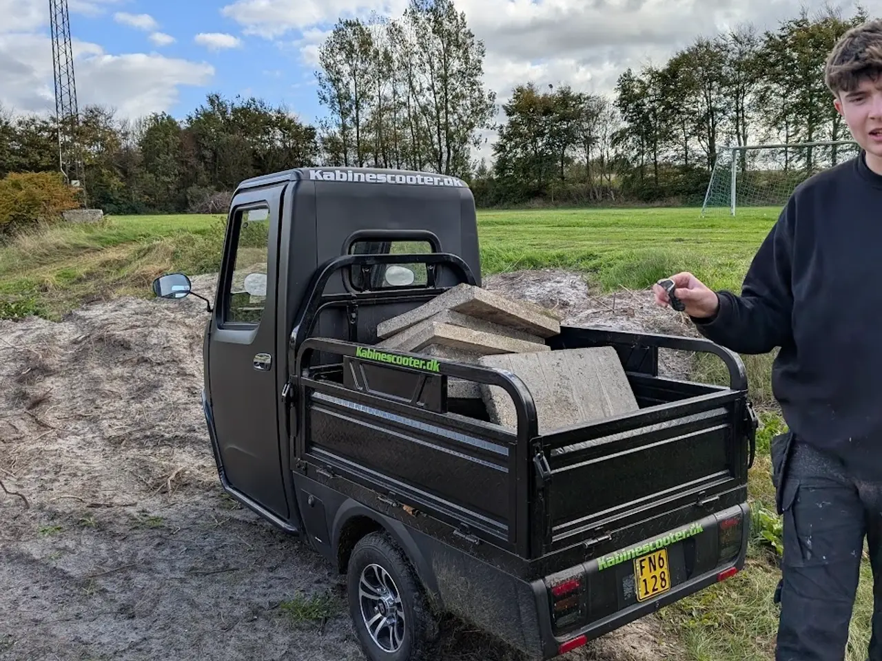 Billede 6 - Kabinescooter BACH Pick-up sort lille knallert
