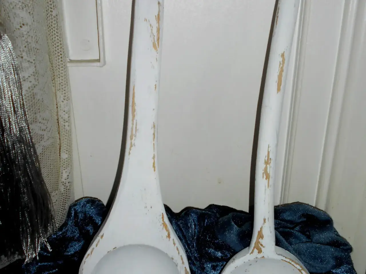 Billede 1 - Træskeer . Malet m. Vintage Paint 40 cm