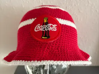 Coca Cola hæklet bøllehat
