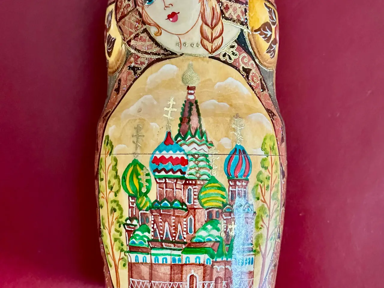 Billede 3 - Retro sæt af 6 ægte traditionelle russiske babushk