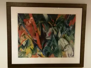 Franz Marc billede i ramme