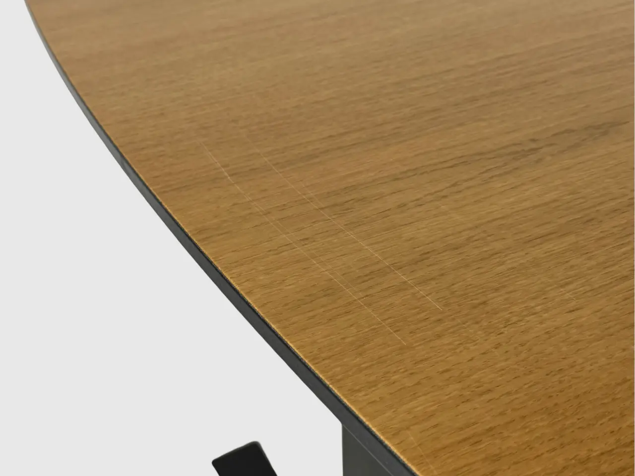 Billede 4 - Dencon Delta Bord – Natur/Sort Stel 200x100x74 cm