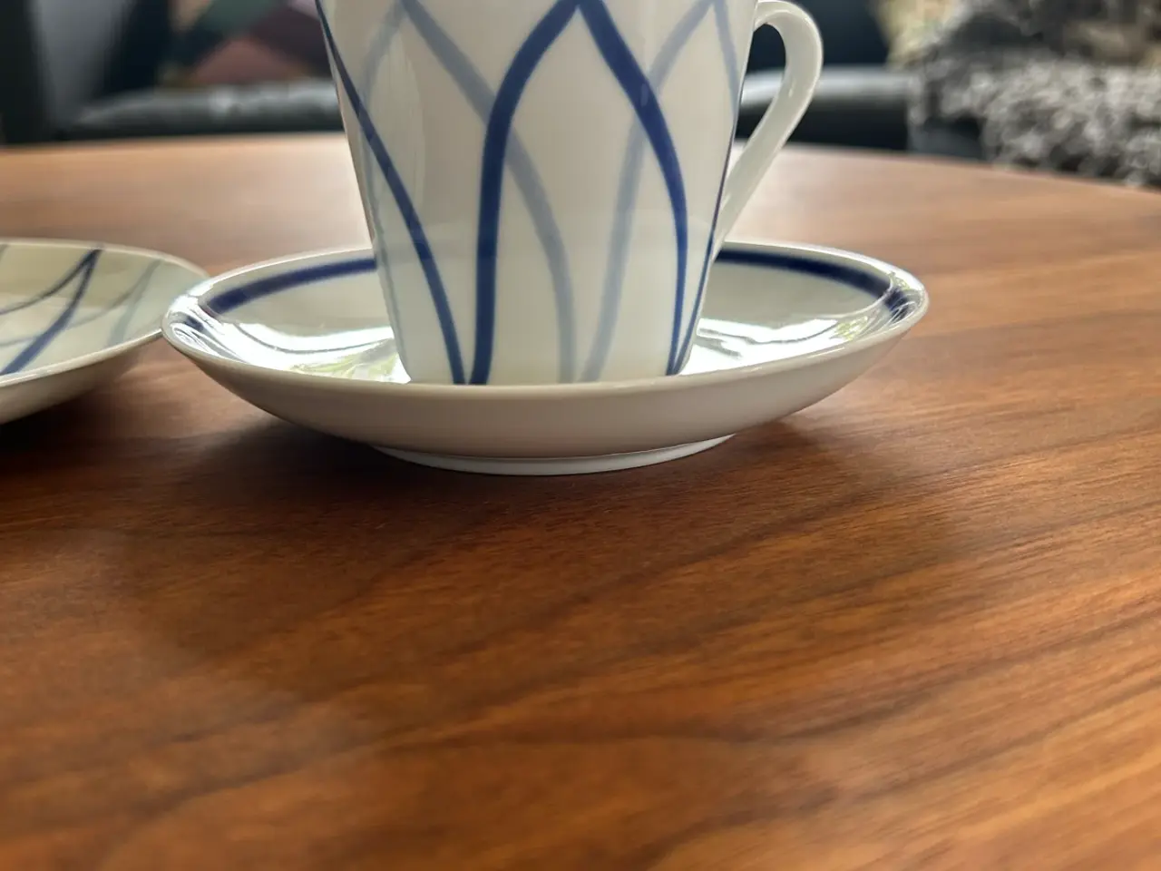 Billede 1 - Danild Harlekin Blå Flamme kaffestel