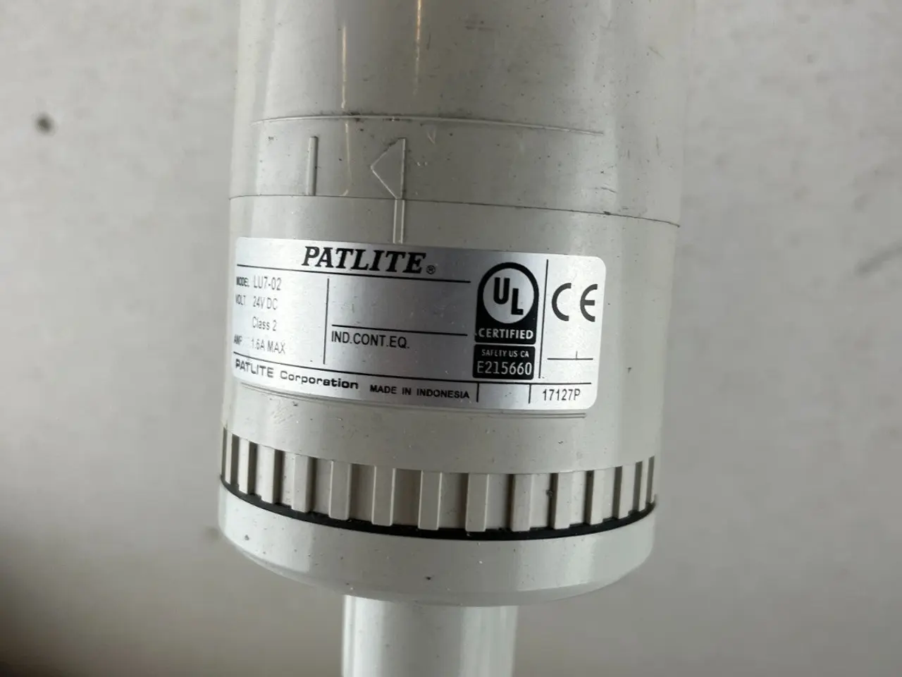 Billede 4 - Patlite LU7-02 Red LED Signal Tower Light 24V DC