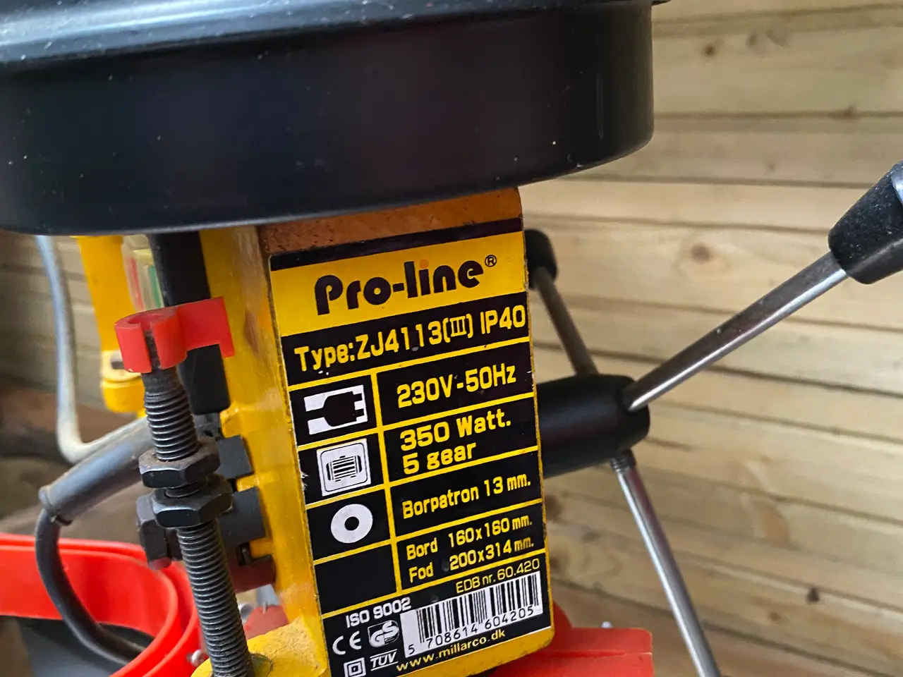 Billede 1 - Pro line boremaskine