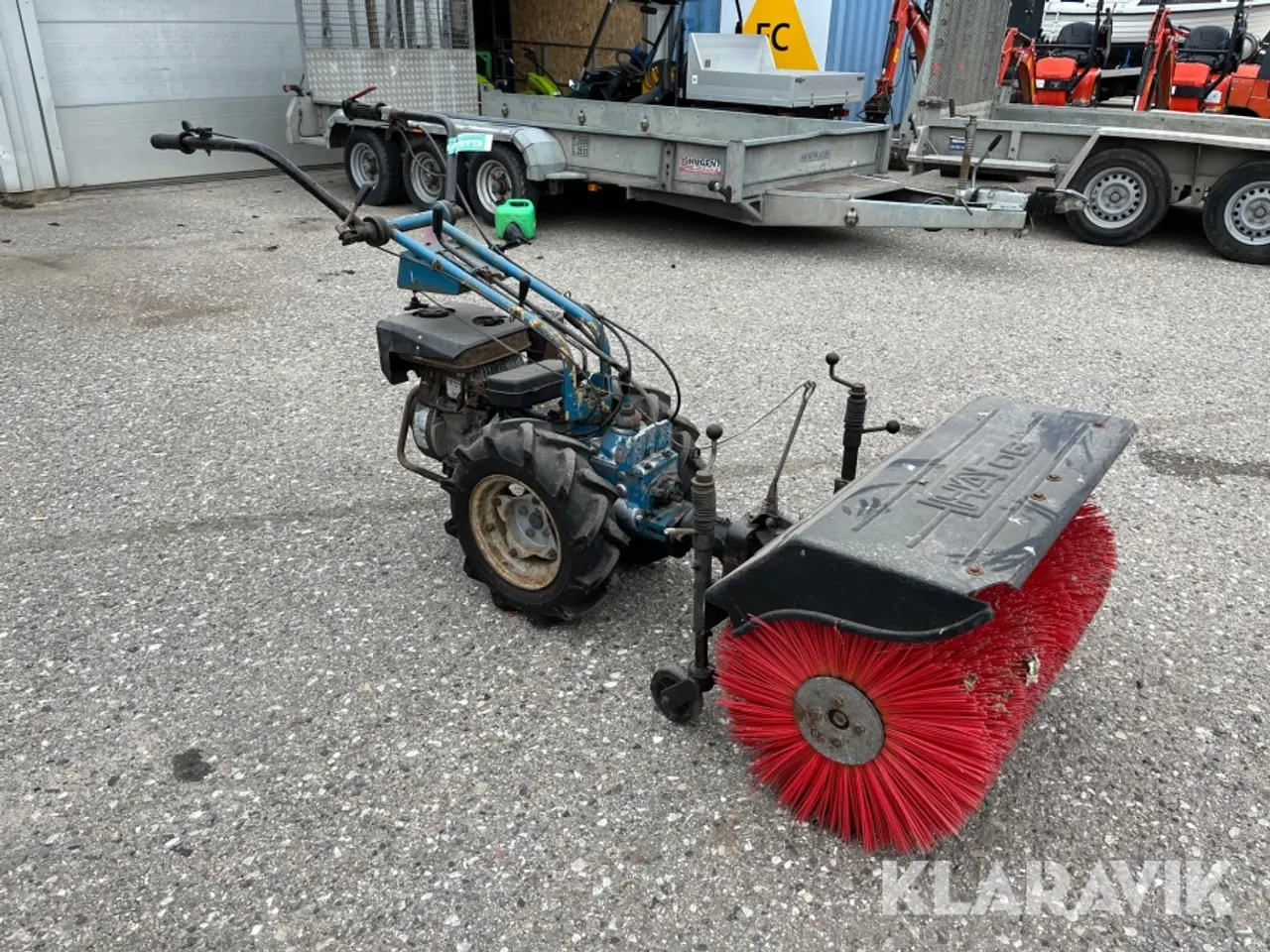 Billede 1 - 2-hjulet traktor Nibbi 80cm kost