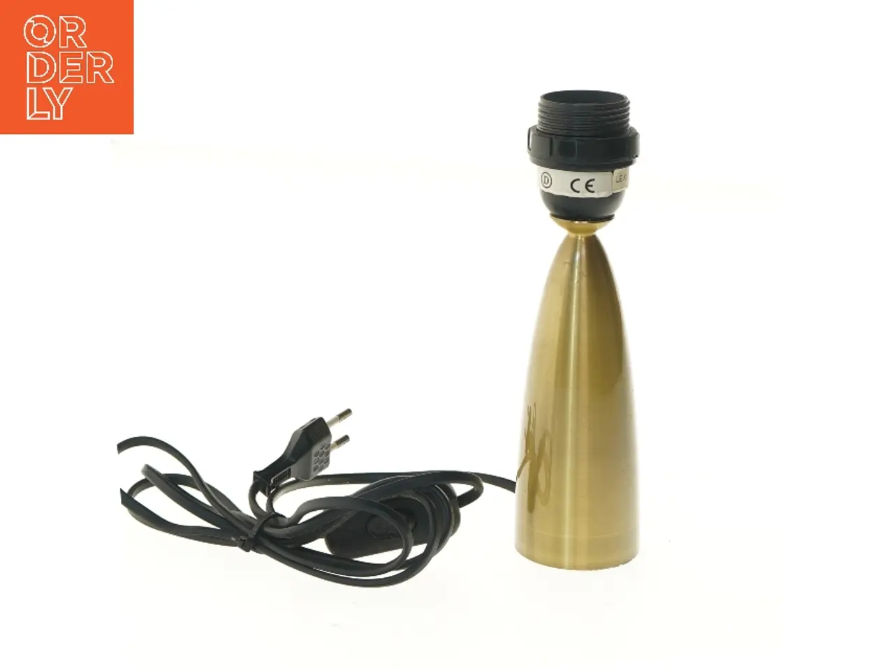 Billede 1 - Le Klint bordlampe i messing (str. 20,5 cm inkl fatning)