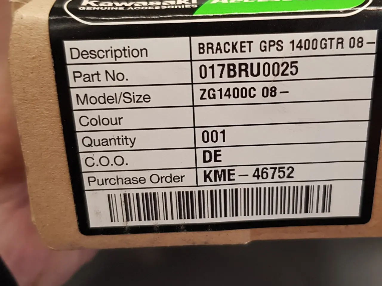 Billede 2 - GPS beslag GTR 1400