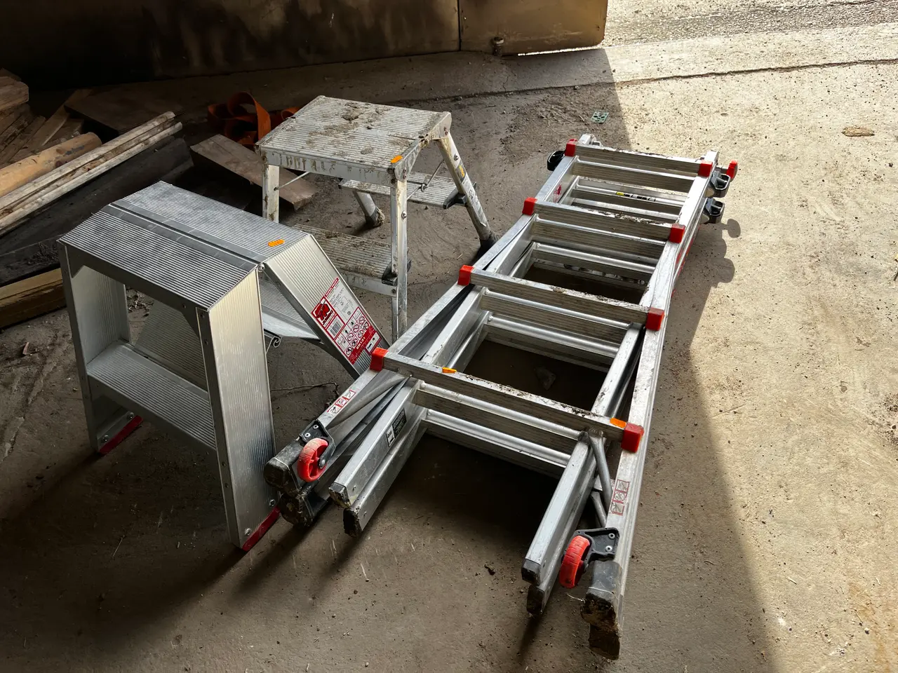 Billede 1 - Foldestige inkl. Trappestie JUMBO