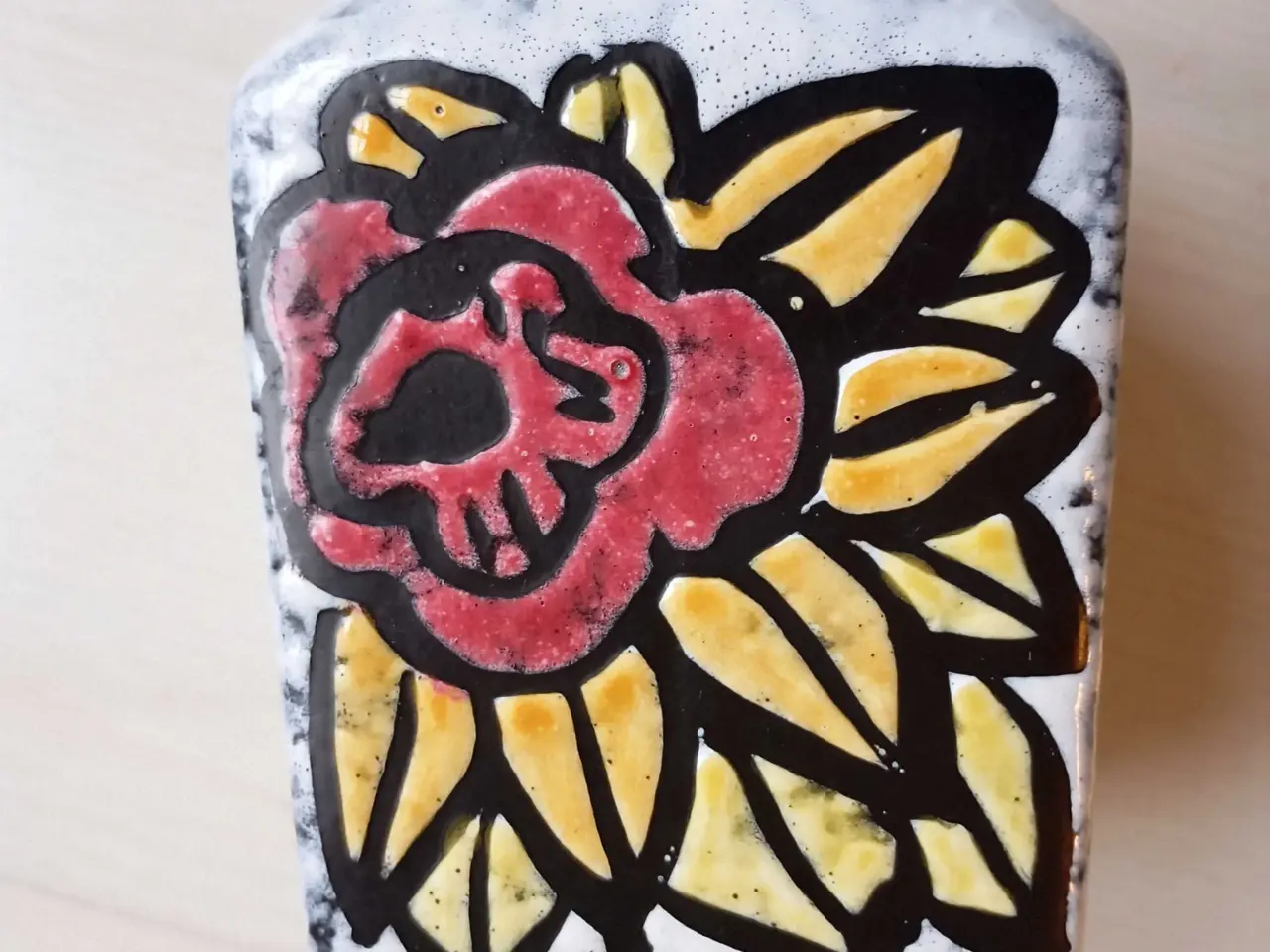 Billede 4 - Strehla vase med blomster motiv