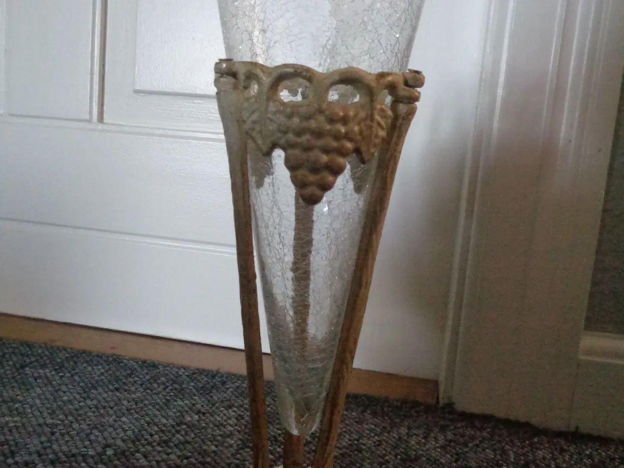 Billede 1 - Vase i metalstativ
