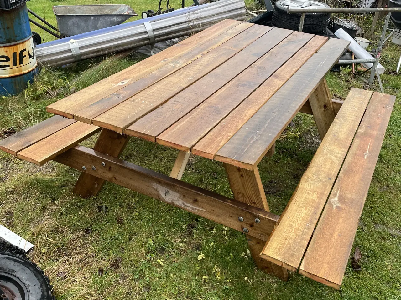 Billede 3 - Havebord med bænk