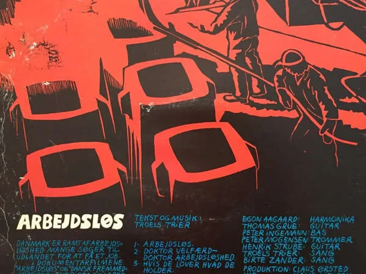 Billede 2 - Troels Trier: Arbejdsløs - vinyl LP