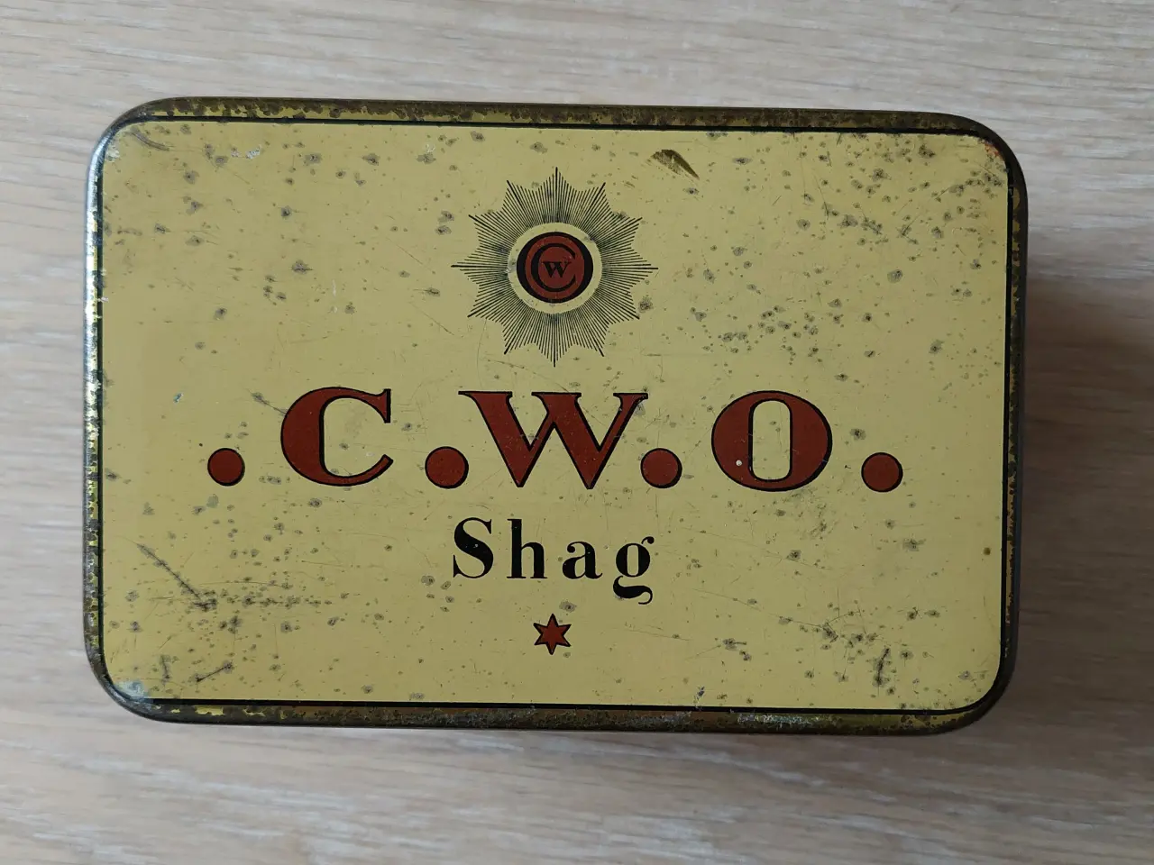 Billede 1 - Tobaksæske C.W.O. Shag