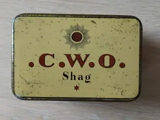 Tobaksæske C.W.O. Shag