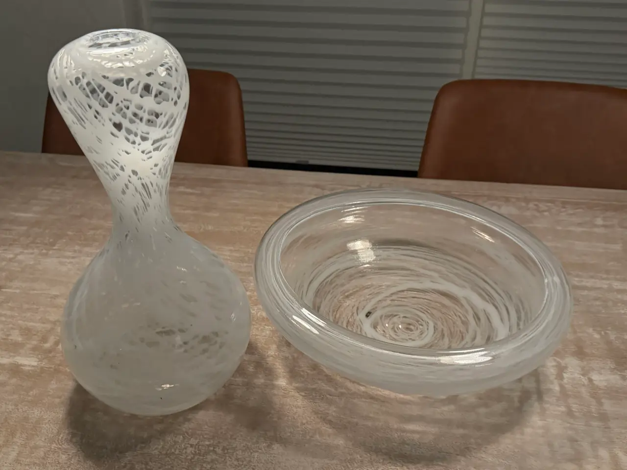 Billede 1 - Glas vase og bordskål