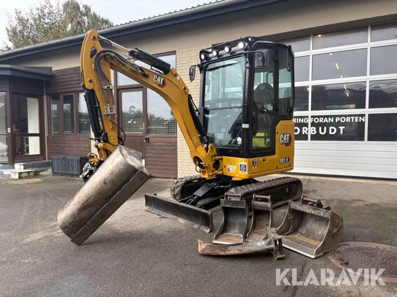 Billede 1 - Gravemaskine Caterpillar CAT 301.8 med tilt og centralsmørring