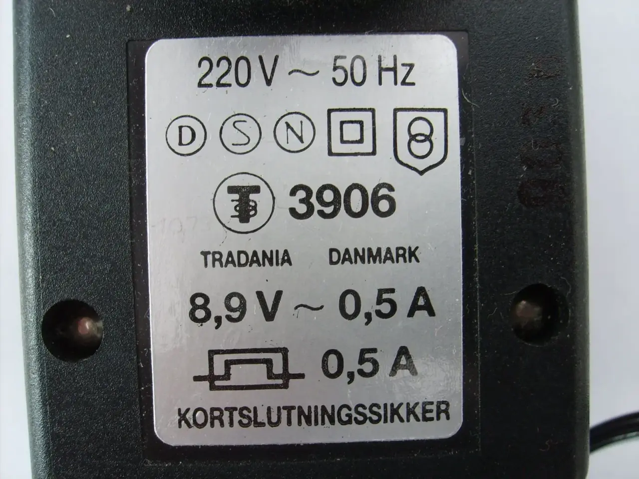 Billede 2 - Transformer Strømforsyning Tradania 8,9Vac 0,5A