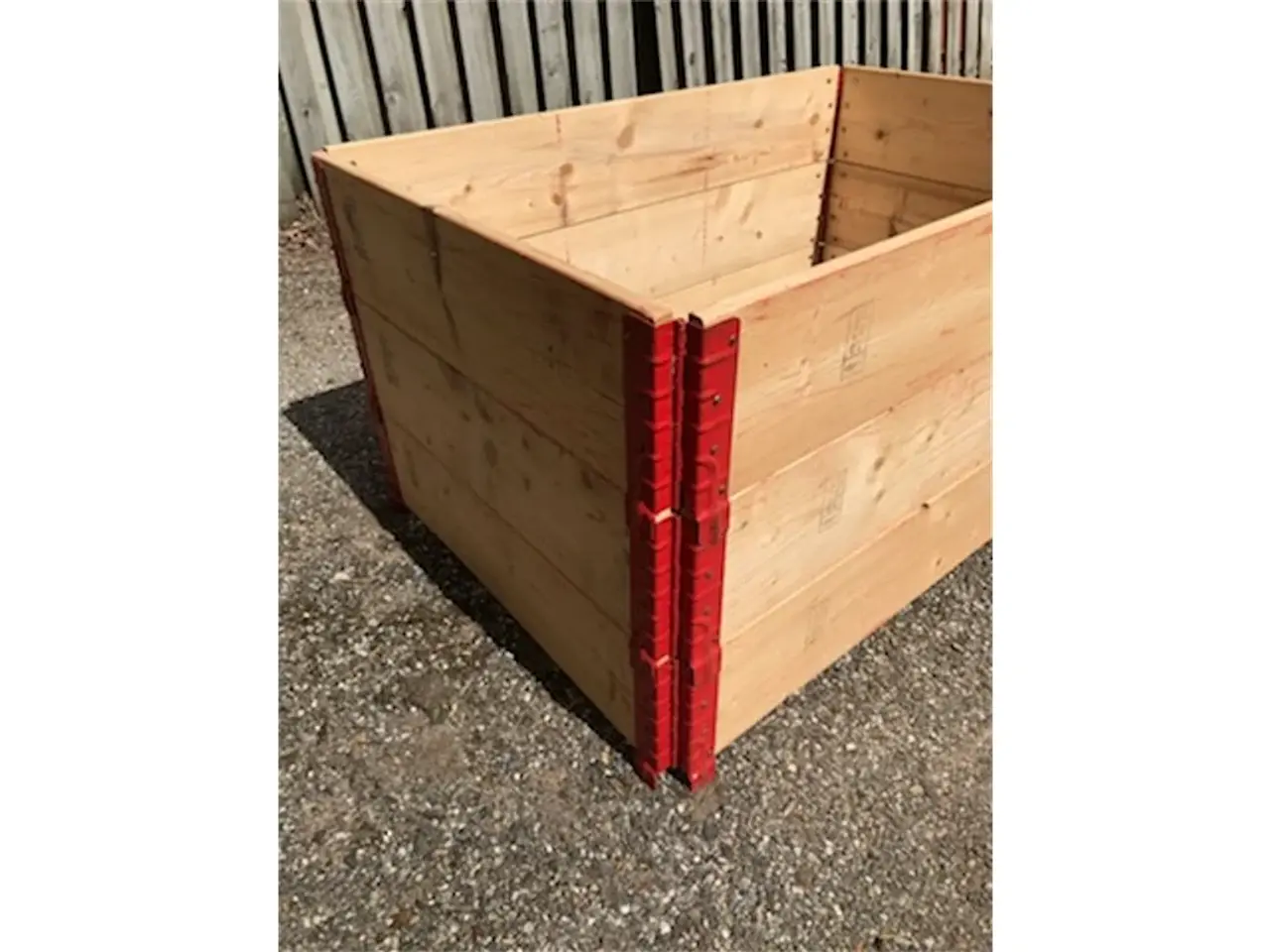 Billede 1 - Etage højbed af 3 pallerammer, klik og se mere 