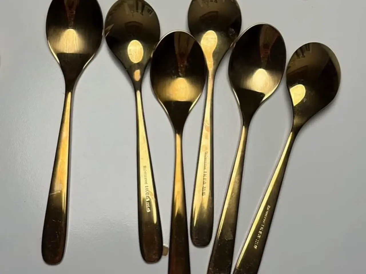 Billede 4 - Guld bestik fra IKEA