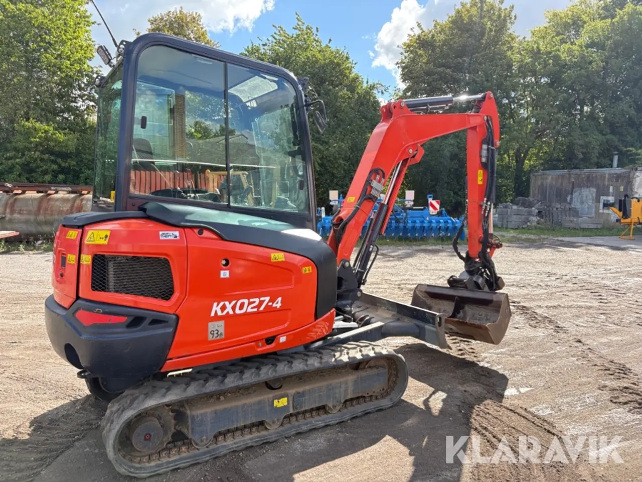 Billede 3 - Gravemaskine Kubota KX027-4 M. Centralsmøring
