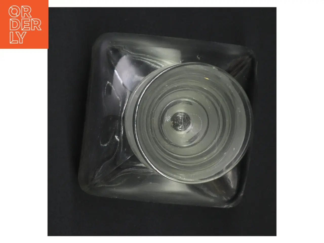 Billede 3 - Gennemsigtig glaskaraffel med prop (str. 19 x 9 cm)