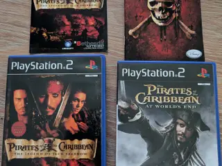 2 stk PS2 pirates spil.