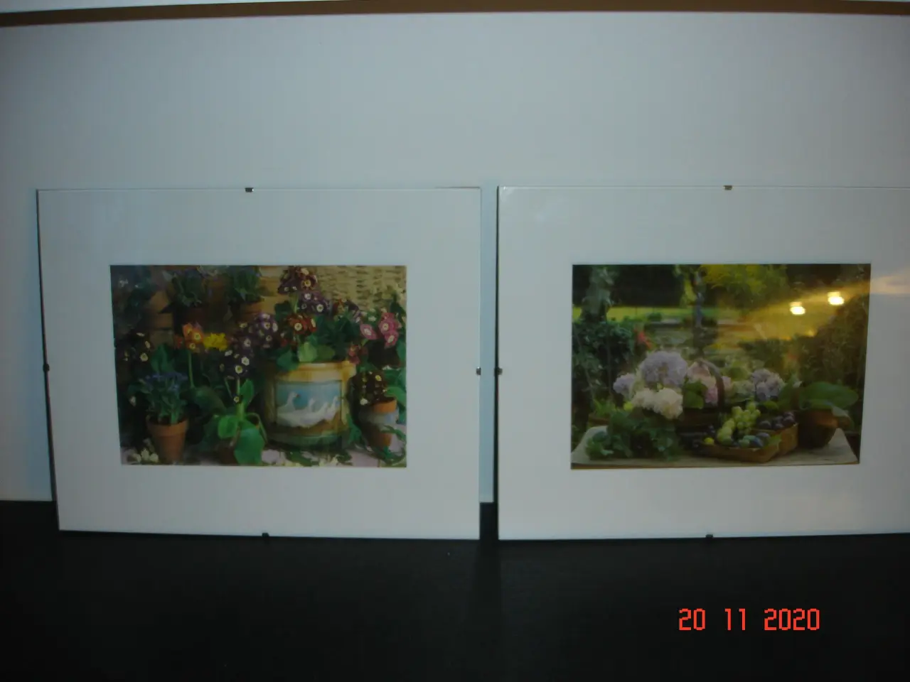 Billede 1 - Blomsterbilleder, 2 stk