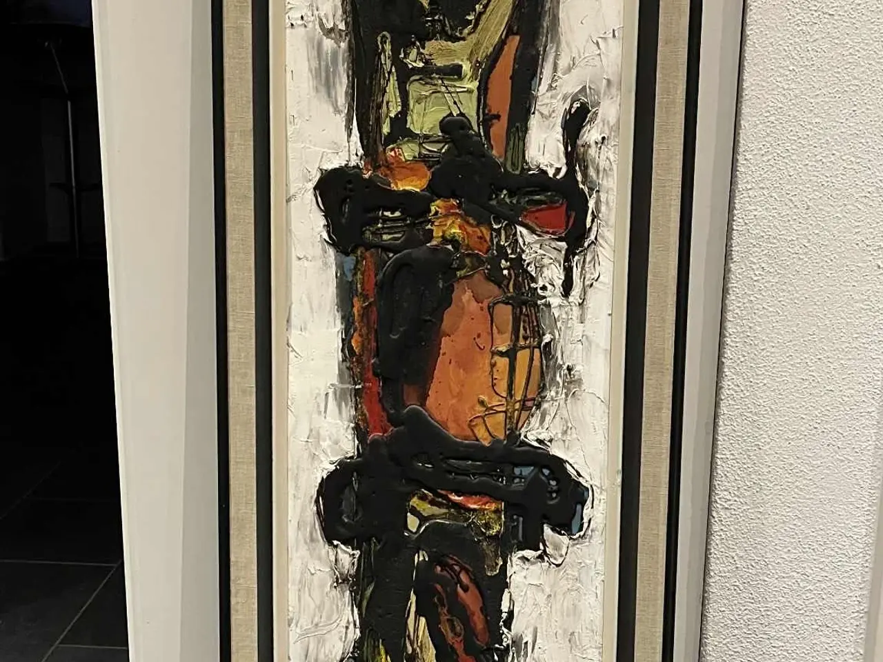 Billede 1 - Oliemaleri af Finn Krogh Abstrakt motiv