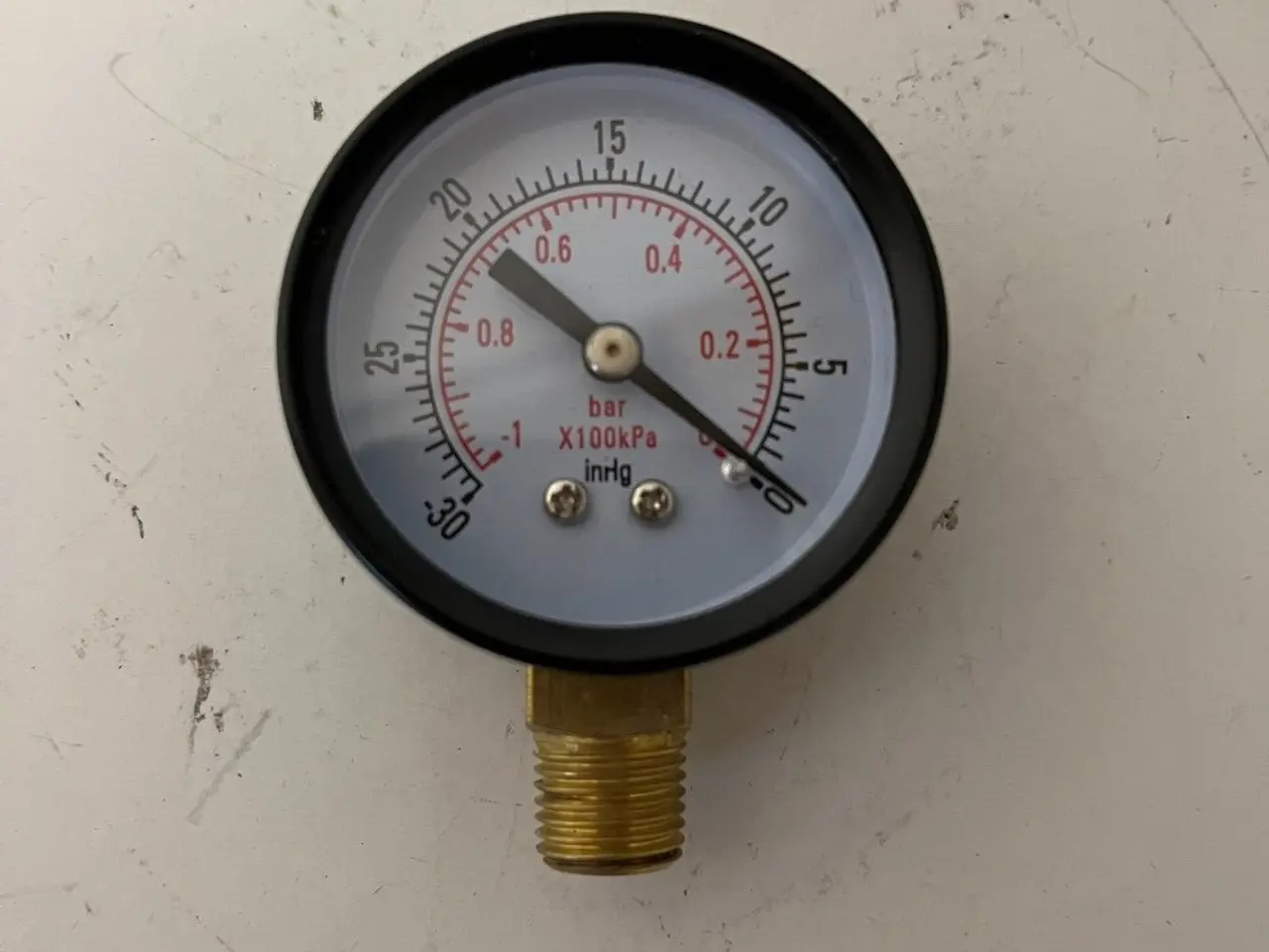 Billede 2 - parti of 4 Pressure Gauges 0-25 Bar / 0-1 MPa - -