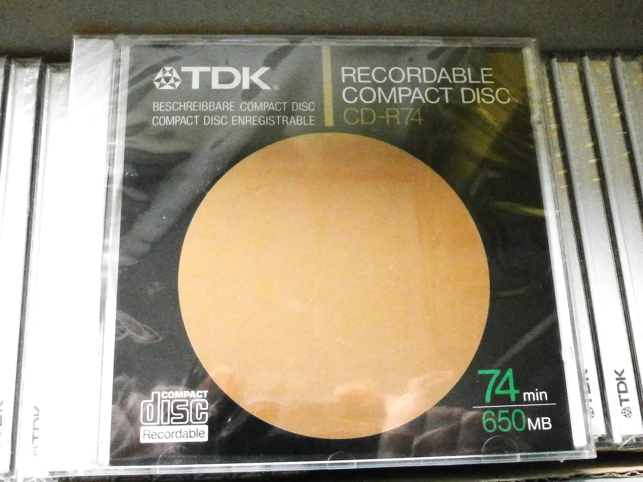 Billede 2 - 25 stk. NYE TDK CD-R74 LUXUS optagebare CD 74