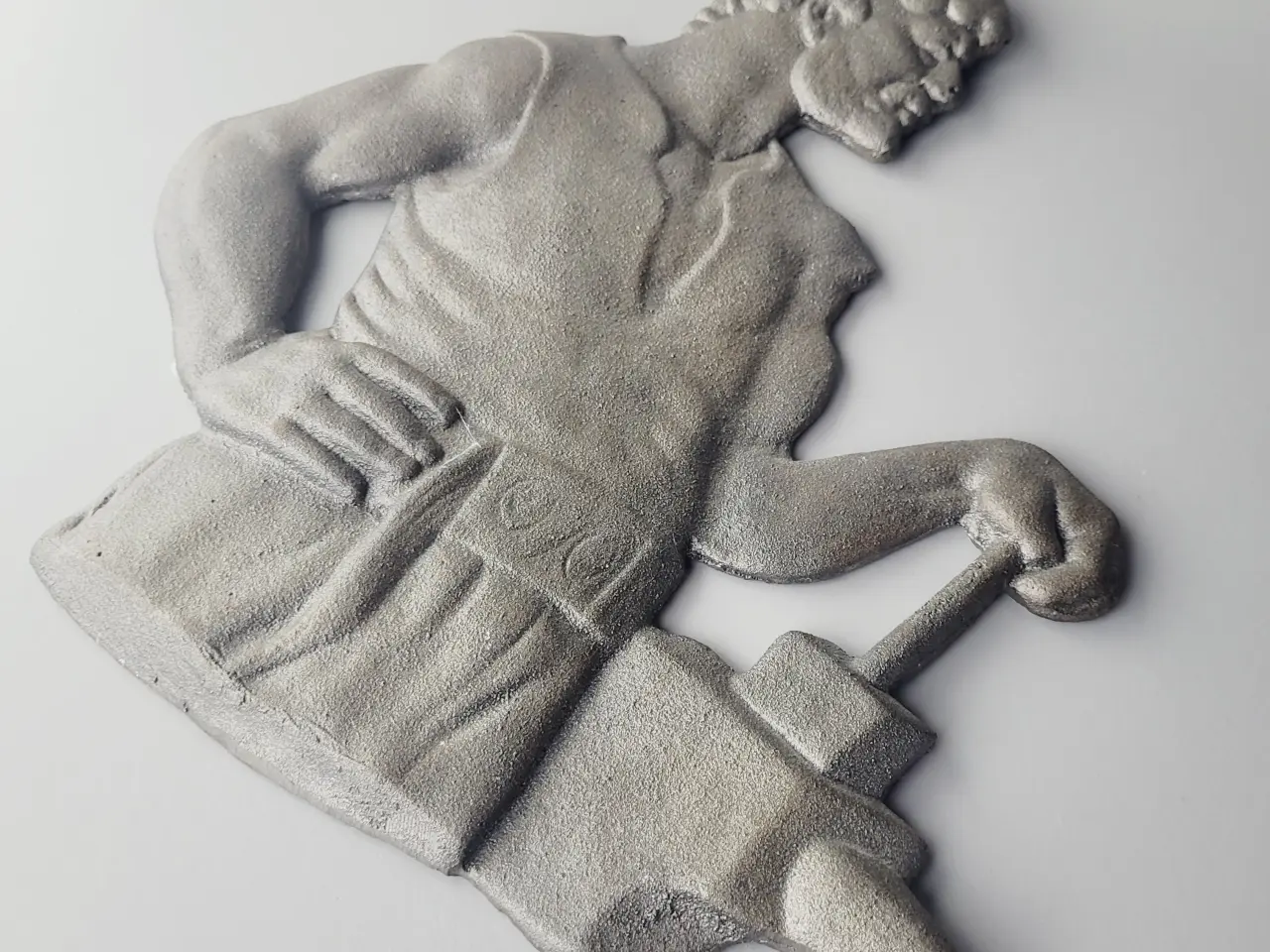 Billede 2 - ⭐️· Klassisk Støbejernsrelief: Smeden Vølund