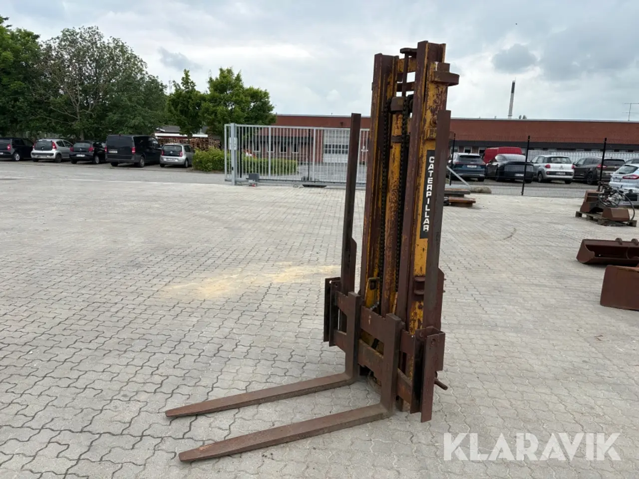 Billede 1 - Gaffeltårn til traktor Caterpillar