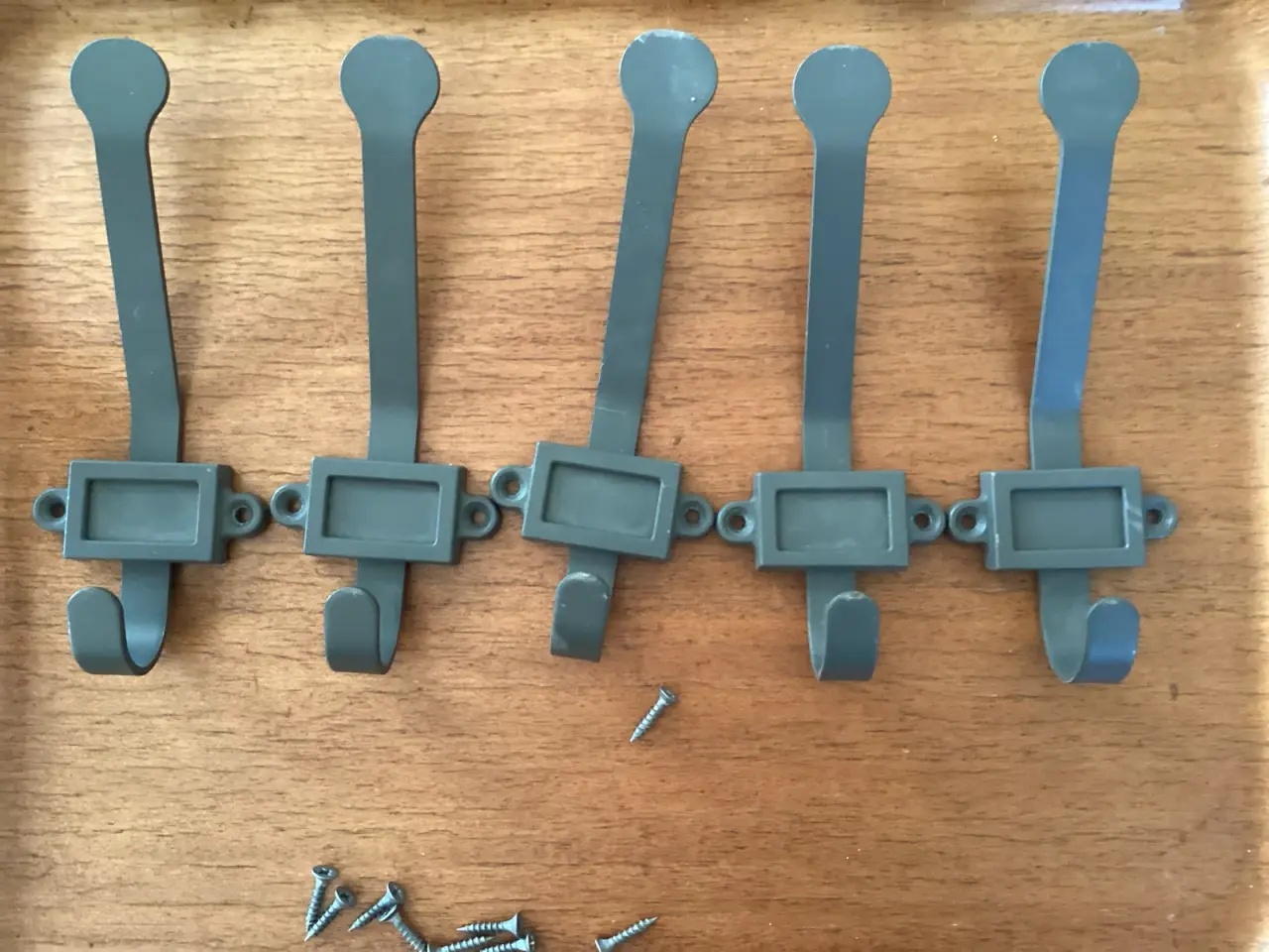 Billede 1 - 5 styk knager metal, industrielt look