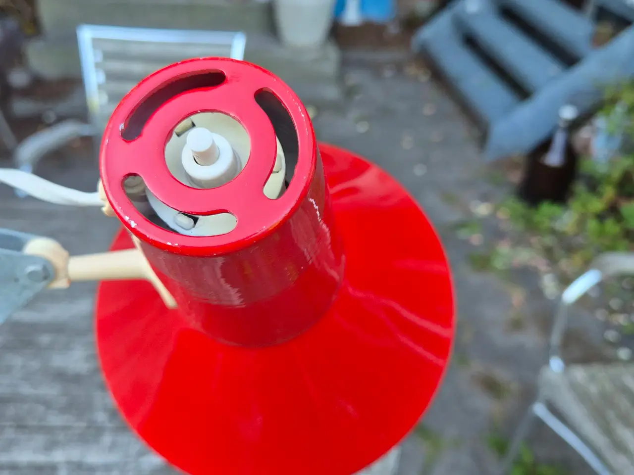 Billede 6 - Klassisk rød arkitektlampe i dansk design 
