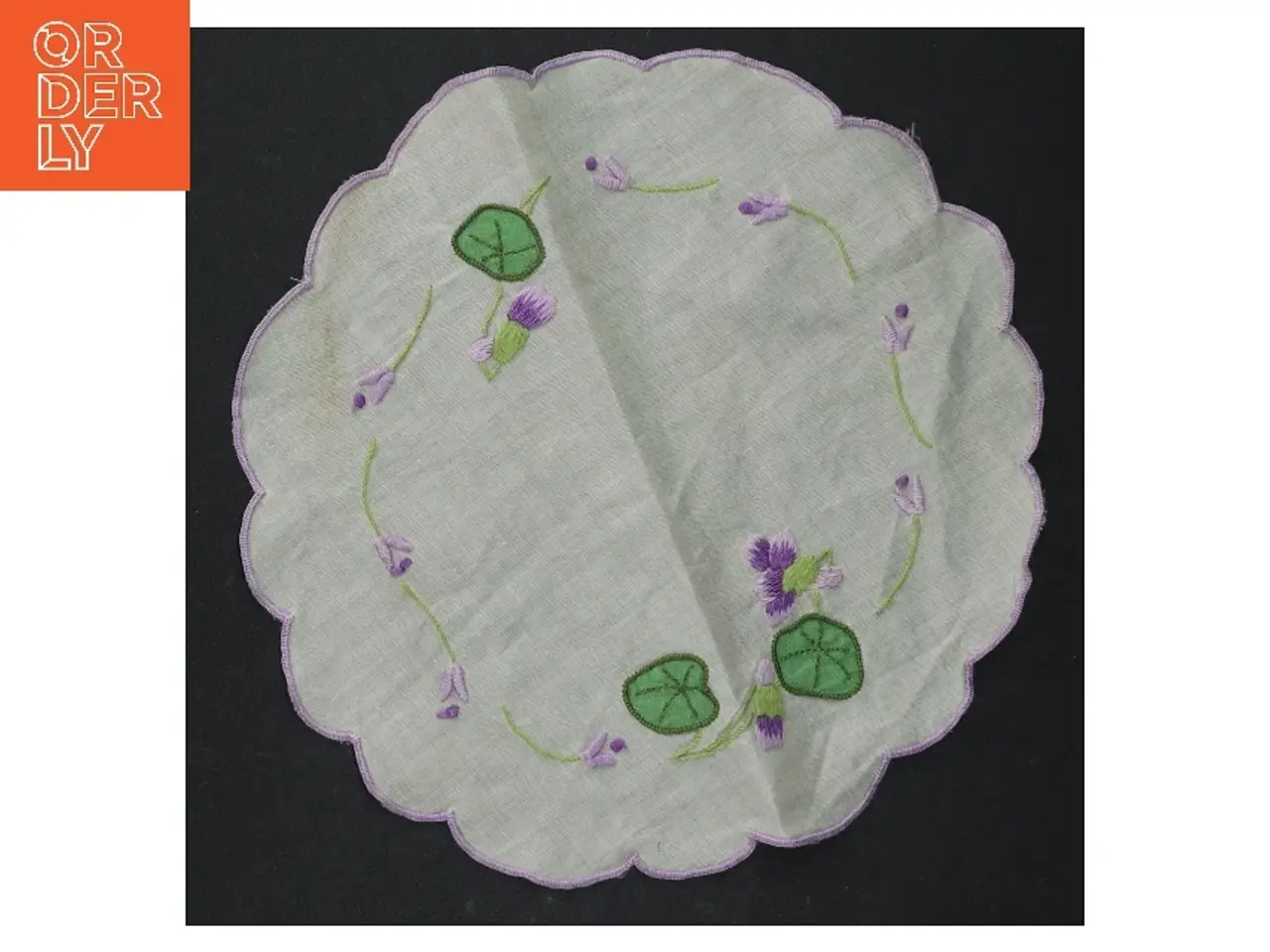 Billede 3 - Broderede servietter (str. 20 cm)