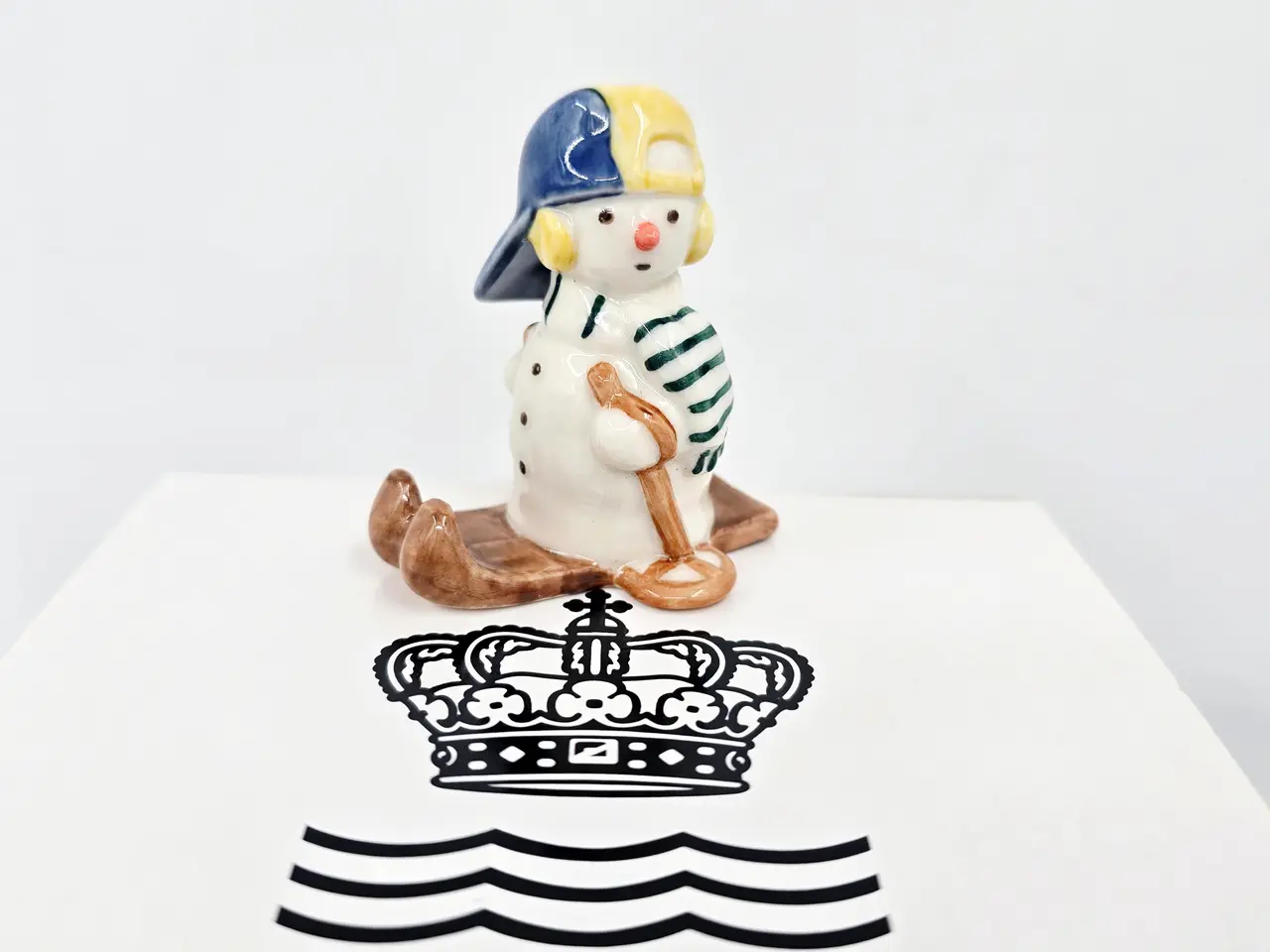 Billede 1 - Royal Copenhagen Figur Snemand Dreng På Ski nr. 771. sortering 1