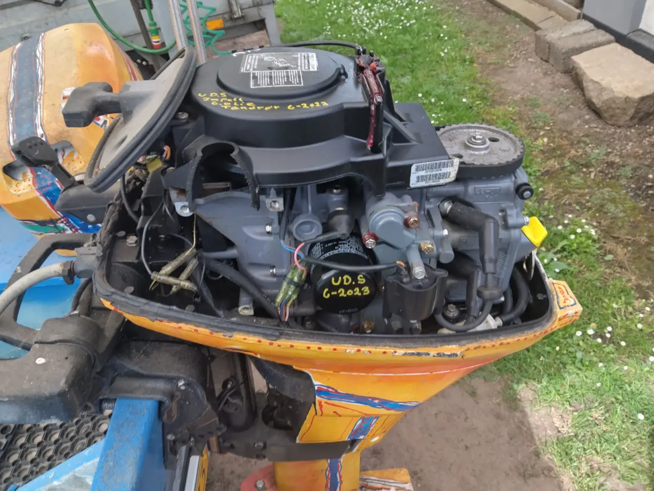 Billede 6 - Alu jolle 13 fod 15 hk Marina Bådtrailer 