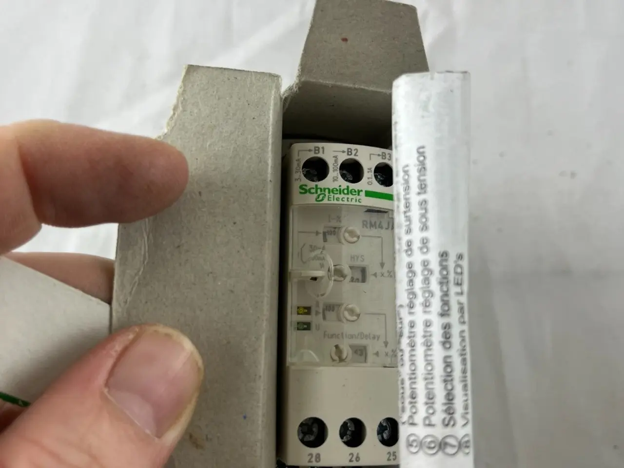 Billede 5 - Schneider RM4JA31M Current relæ 3-30mA/0.1-1A