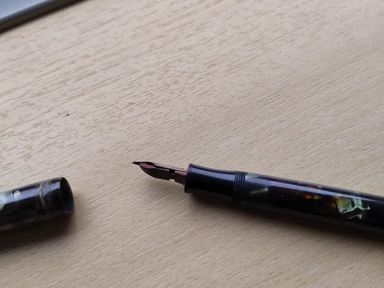 Billede 4 - Gammelt skrivebordssæt med MontBlanc fyldepen