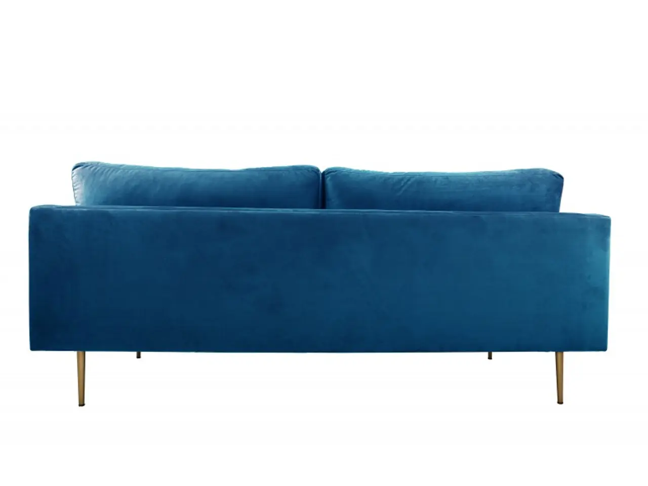 Billede 7 - Boom 3 personers Sofa - Blå og Messing