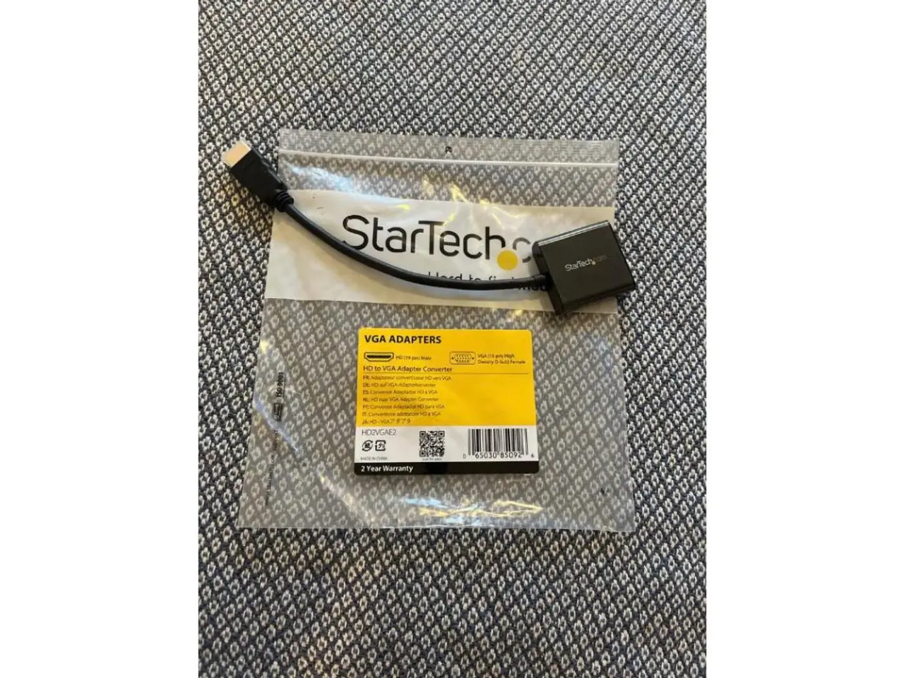 Billede 1 - adapter HDMI til VGA sort