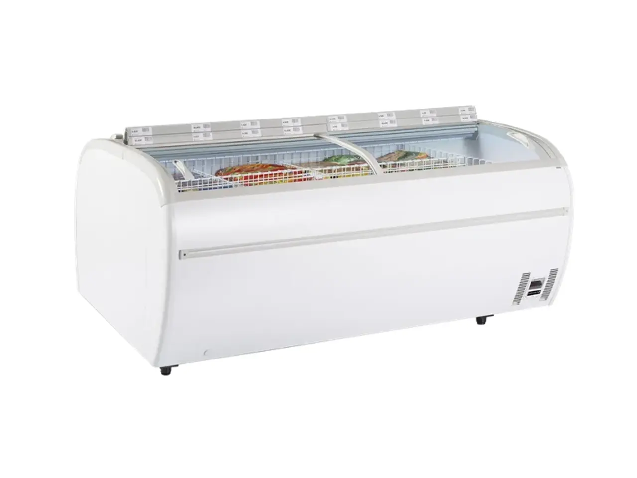 Billede 1 - Tefcold Supermarkedskøler/fryser – hvid – TWIN 220