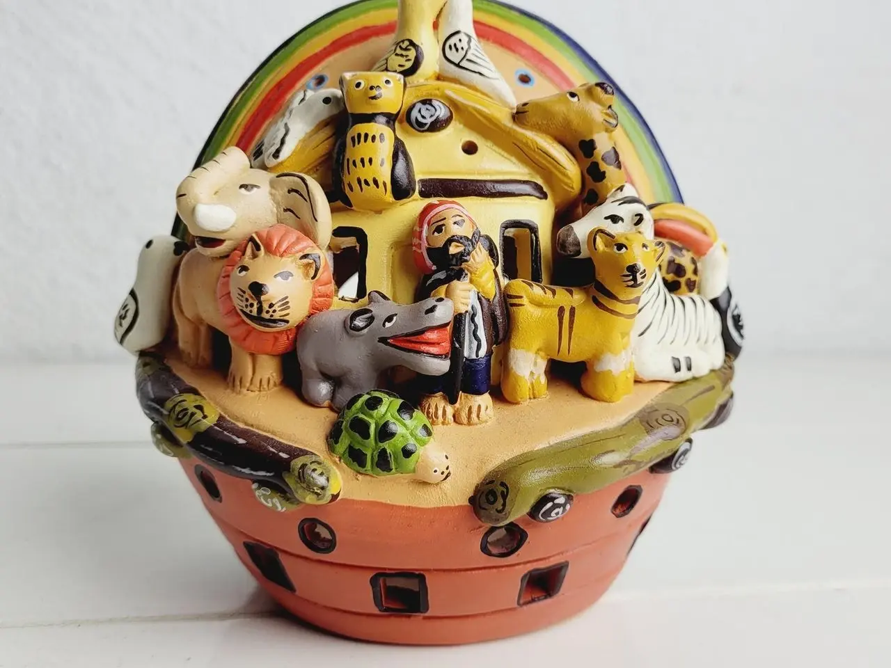Billede 1 - ⭐️- Smuk Noahs Ark Fyrfadslysfigur