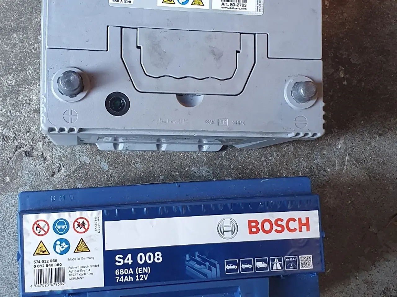 Billede 1 - Bilbatteri 3 stk