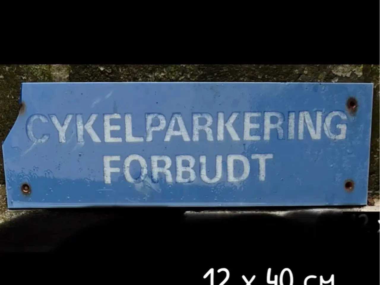 Billede 1 - Gammel forbudsskilt